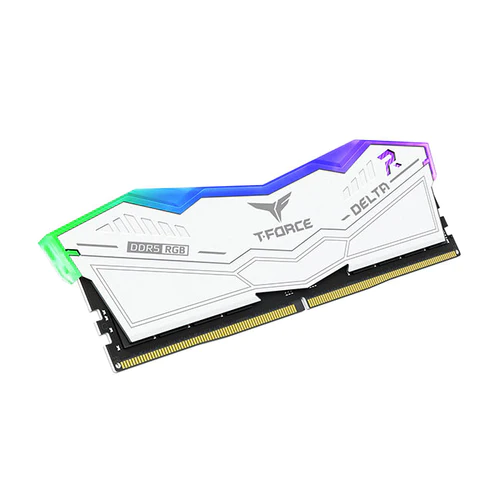 RAM DDR5 T-FORCE DELTA 16GB 6400 MHZ ARGB WHITE